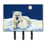 Caroline'S Treasures Polar Bears Moonlight Snuggle Leash Or Key Holder Bdba0429Th68, Triple, Multicolor