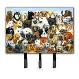 Caroline'S Treasures Bdba0441Th68 Fifty One Dogs Leash Or Key Holder, Large, Multicolor