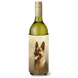 Caroline'S Treasures Alsatian German Shepherd Wine Bottle Koozie Hugger, 750Ml, Multicolor