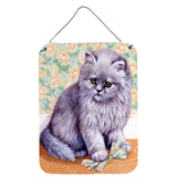 Caroline'S Treasures Grey Cat By Daphne Baxter Wall Or Door Hanging Prints Bdba254Ads1216, 16Hx12W, Multicolor