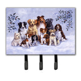 Caroline'S Treasures Bdba316Ath68 Winter Dogs Leash Or Key Holder, Large, Multicolor