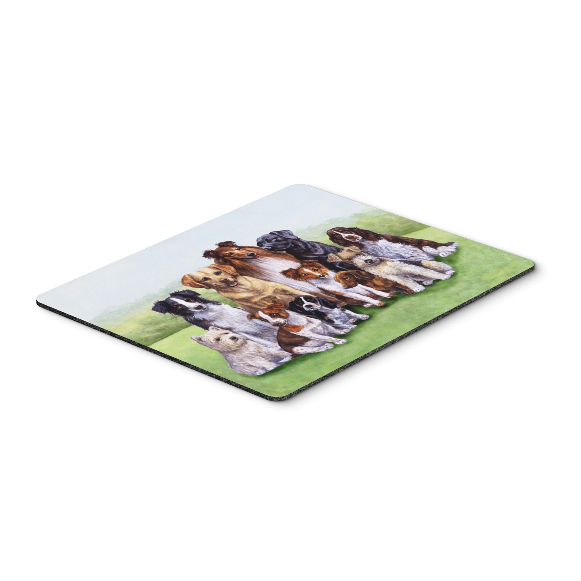 Caroline'S Treasures Springtime Dogs Mouse Pad, Hot Pad Or Trivet, Multicolor (Bdba316Bmp)