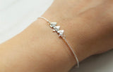 Holy Family Hearts® Bracelet Sterling Silver Tiny Version
