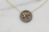 14K Gold Chi Rho Necklace