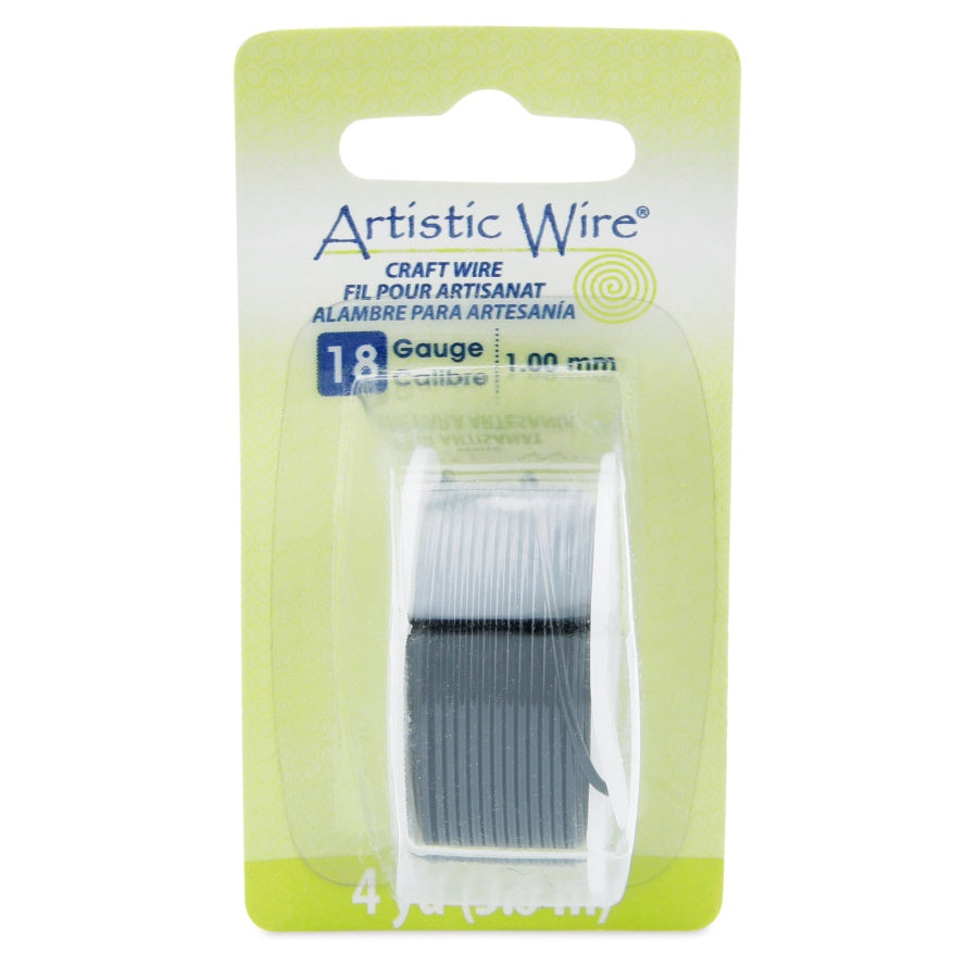 Artistic Wire 18Ga Blk 4Yd