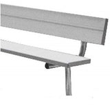 15' Permanent Bench W/ Back