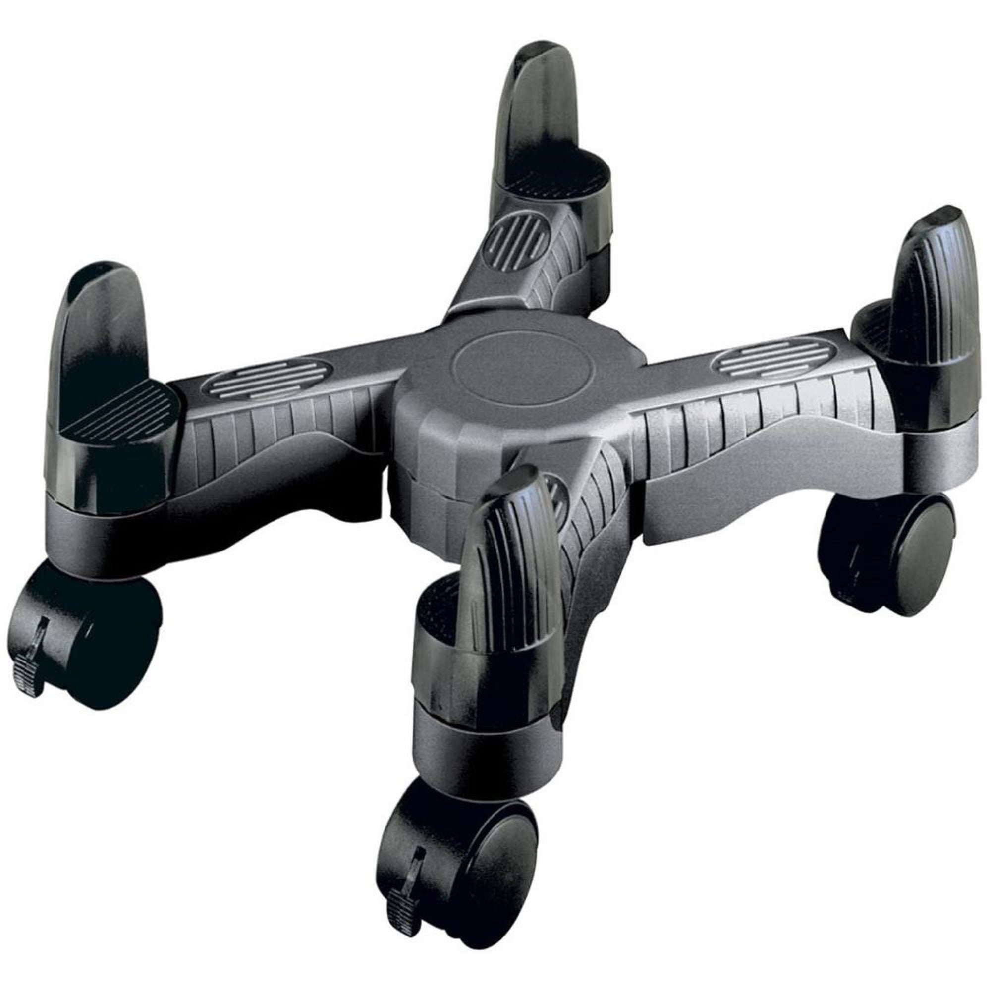Data Accessories Company Scissors-style Mobile CPU Stand - 10 Width - Floor - Plastic - Black - TAA Compliant