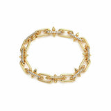 BG515G B.Tiff Gold Talon Chain Bracelet