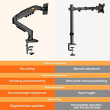 Rehisk Single Monitor Mount for 15-32 Inch Screens - F80