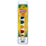 Artista II Watercolors, 8 Semi-moist Oval Pans & 1 Brush
