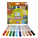 Silly Scents Stinky, Washable, Broad Line Markers, Pack of 10