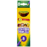 Crayola Multicultural Colored Pencils, 8 Count