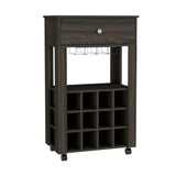 Memphis Bar Cart  -Living Room -Espresso