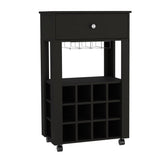 Memphis Bar Cart -Living Room -Black