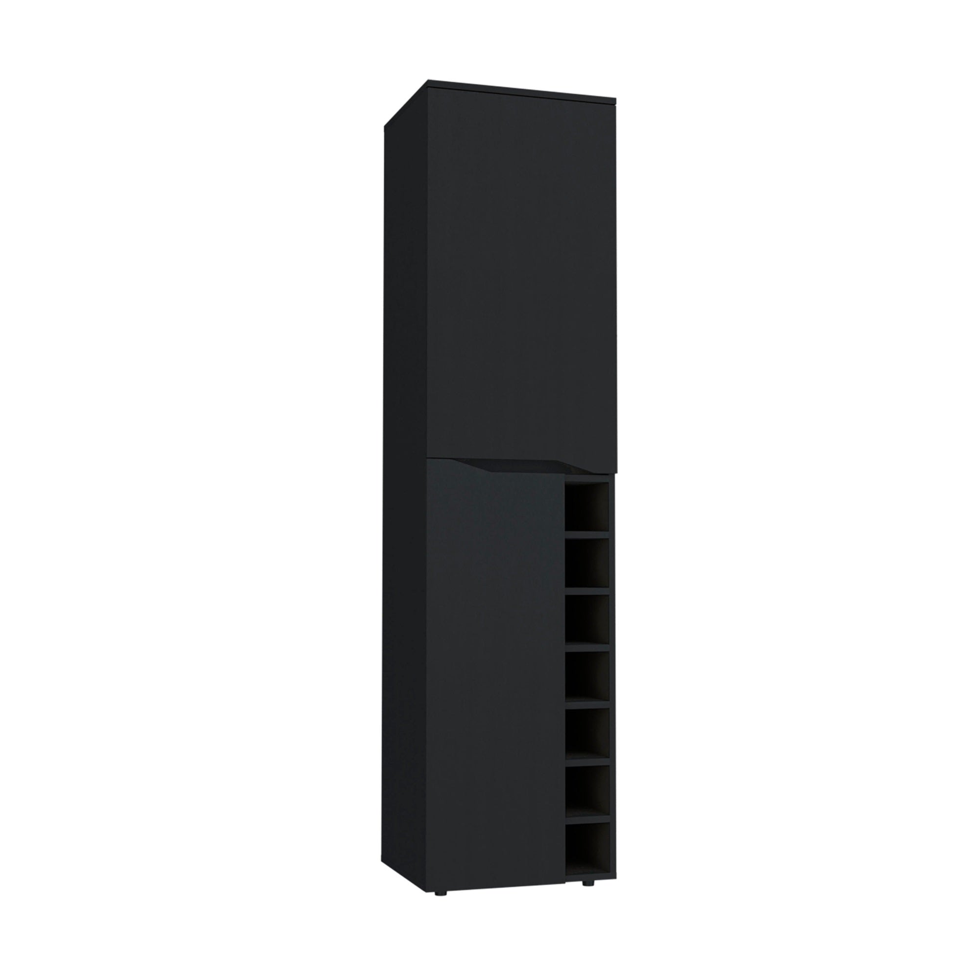 Obregon Tall Bar Cabinet -Living Room -Black