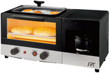 3-In-1 Breakfast Maker, Stainless Steel & Black