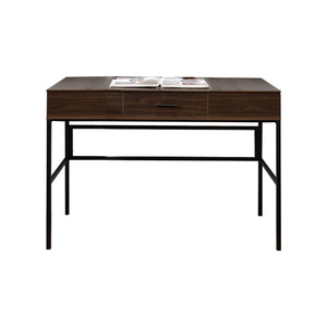 Writing Desk With Lift Top Storage And Usb Plugin, Brown