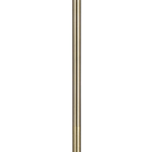 66 Inch Adjustable Arc Floor Lamp, Dome Shade, Dark Bronze, Antique Brass