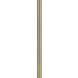 66 Inch Adjustable Arc Floor Lamp, Dome Shade, Dark Bronze, Antique Brass