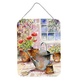 Caroline'S Treasures Watering Can Flowers Wall Or Door Hanging Prints Bmbo0303Ds1216, 16Hx12W, Multicolor