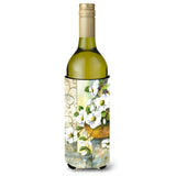 Caroline'S Treasures Dog Rose By Maureen Benfield Wine Bottle Koozie Hugger, 750Ml, Multicolor
