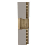 Obregon Corner Bar Cabinet -Living Room -Macadamia / Taupe