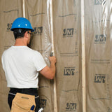 Global Industrial Construction & Agricultural Film 144W X 1200L 4 Mil Clear 1 Roll