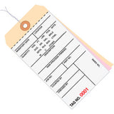 Global Industrial 3-Part Carbonless Inventory Tag Pre-Wired 2000-2499 #8 6-1/4Lx3-1/8W 500Pk