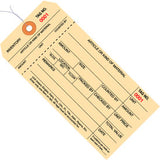 Global Industrial 1-Part Stub Style Inventory Tag Wired 2000-2999 #8 6-1/4L X 3-1/8W 1000Pk