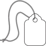 Global Industrial Merchandise Tag Pre-Strung 13/16L X 3/8W White 1000/Pack