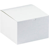 Global Industrial Gift Boxes 6L X 6W X 4H White 100/Pack