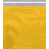Global Industrial Peel & Seal Metallic Glamour Mailers 10-3/4W X 13L Gold 250/Pack
