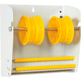 Global Industrial Manual Wall Mount Dispenser Up To 8-1/2 Width Labels 9L X 9W X 5H