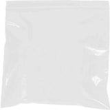 Global Industrial Reclosable Poly Bags 3W X 3L 2 Mil White 1000/Pack