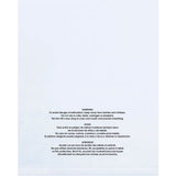 Global Industrial Flat Suffocation Warning Poly Bags 22W X 24L 2 Mil Clear 100/Pack