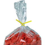 Global Industrial Plastic Twist Ties 4L X 5/32W Yellow 2000/Pack