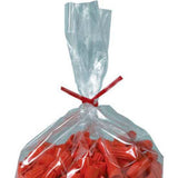 Global Industrial Plastic Twist Ties 5L X 5/32W Red 2000/Pack