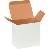 Global Industrial Reverse Tuck Folding Cartons 6L X 4W X 6H White 200/Pack