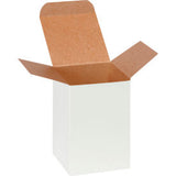 Global Industrial Reverse Tuck Folding Cartons 4L X 4W X 6H White 250/Pack