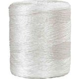 Global Industrial Polypropylene Tying Twine 2 Ply 2650L 490 Lbs. Tensile Strength White