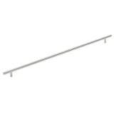 Bar Pulls 21-7/16 In (544 Mm) Center-To-Center Sterling Nickel Cabinet Pull
