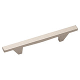 Sleek 3-3/4 In (96 Mm) Center-To-Center Satin Nickel Cabinet Pull