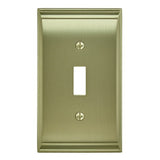 Candler 1 Toggle Golden Champagne Wall Plate