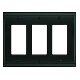 Candler 3 Rocker Black Bronze Wall Plate