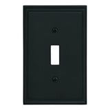 Mulholland 1 Toggle Black Bronze Wall Plate