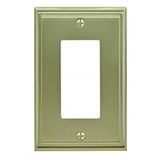 Mulholland 1 Rocker Golden Champagne Wall Plate