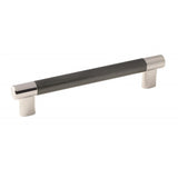 Esquire 6-5/16 In (160 Mm) Center-To-Center Polished Nickel/Gunmetal Cabinet Pull