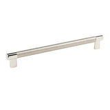 Esquire 10-1/16 In (256 Mm) Center-To-Center Polished Nickel/Stainless Steel Cabinet Pull
