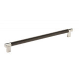 Esquire 12-5/8 In (320 Mm) Center-To-Center Polished Nickel/Black Bronze Cabinet Pull