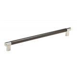 Esquire 12-5/8 In (320 Mm) Center-To-Center Polished Nickel/Gunmetal Cabinet Pull